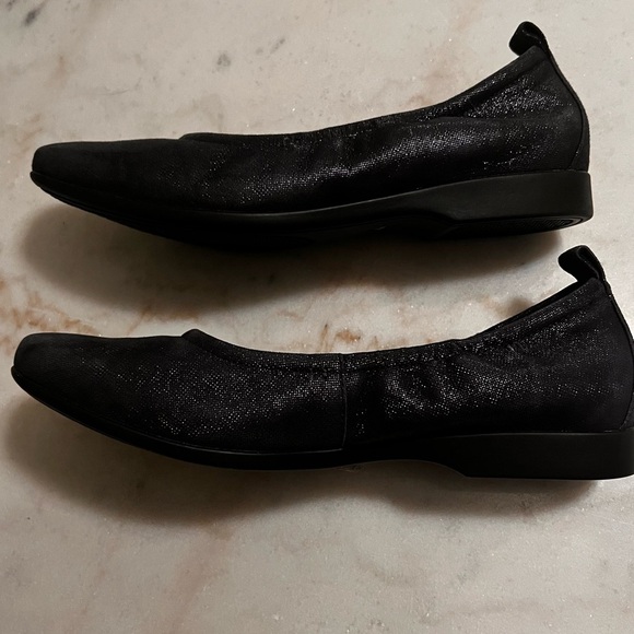 Clark’s Unstructured Dark Blue Women’s Size 7.5 Leather Ballet Flats - Picture 6 of 6